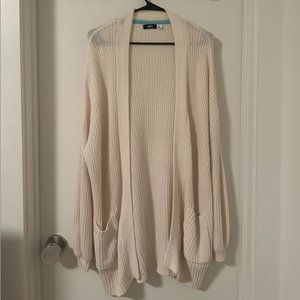 Urban Outfitters BDG Off-White Oversized Knitted Sweater/Cardigan S